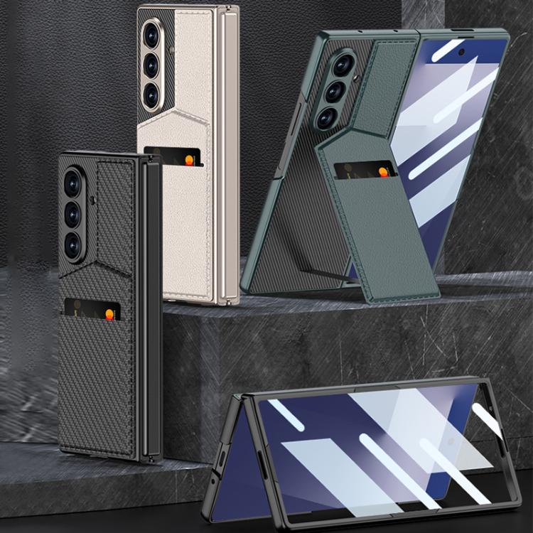For Samsung Galaxy Z Fold7 5G GKK Integrated Rotor Bracket Recessed Card Bag Phone Case