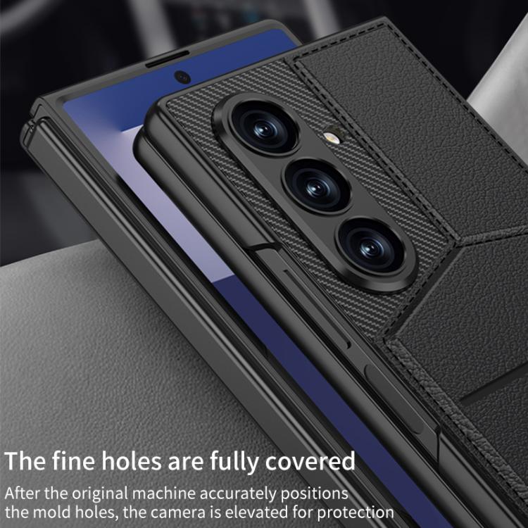 For Samsung Galaxy Z Fold7 5G GKK Integrated Rotor Bracket Recessed Card Bag Phone Case