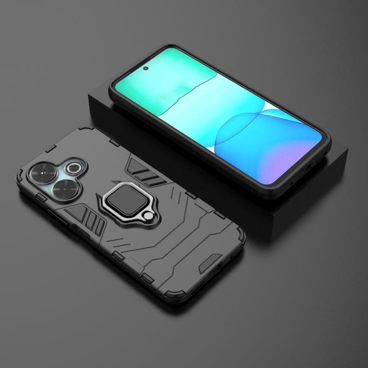For Xiaomi Redmi 13 4G / Note 13R Magnetic Ring Holder PC + TPU Phone Case