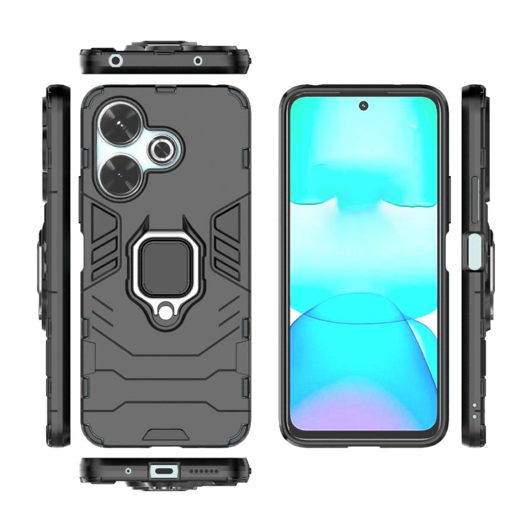For Xiaomi Redmi 13 4G / Note 13R Magnetic Ring Holder PC + TPU Phone Case
