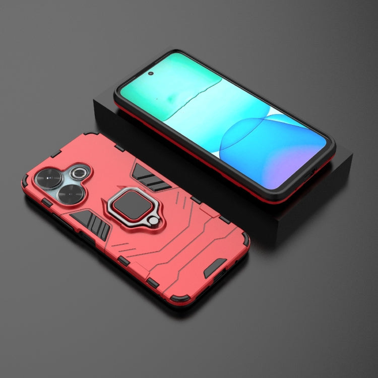 For Xiaomi Redmi 13 4G / Note 13R Magnetic Ring Holder PC + TPU Phone Case