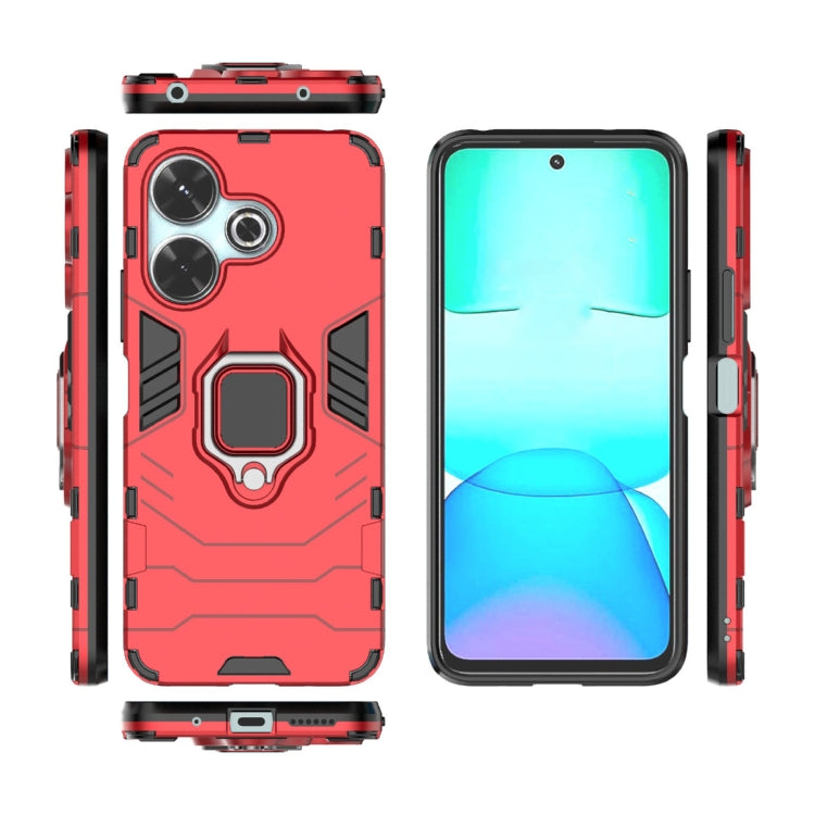 For Xiaomi Redmi 13 4G / Note 13R Magnetic Ring Holder PC + TPU Phone Case