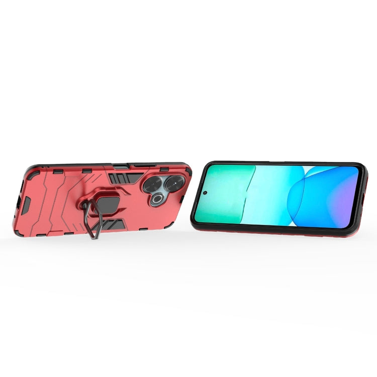 For Xiaomi Redmi 13 4G / Note 13R Magnetic Ring Holder PC + TPU Phone Case