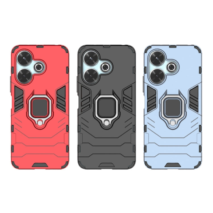For Xiaomi Redmi 13 4G / Note 13R Magnetic Ring Holder PC + TPU Phone Case