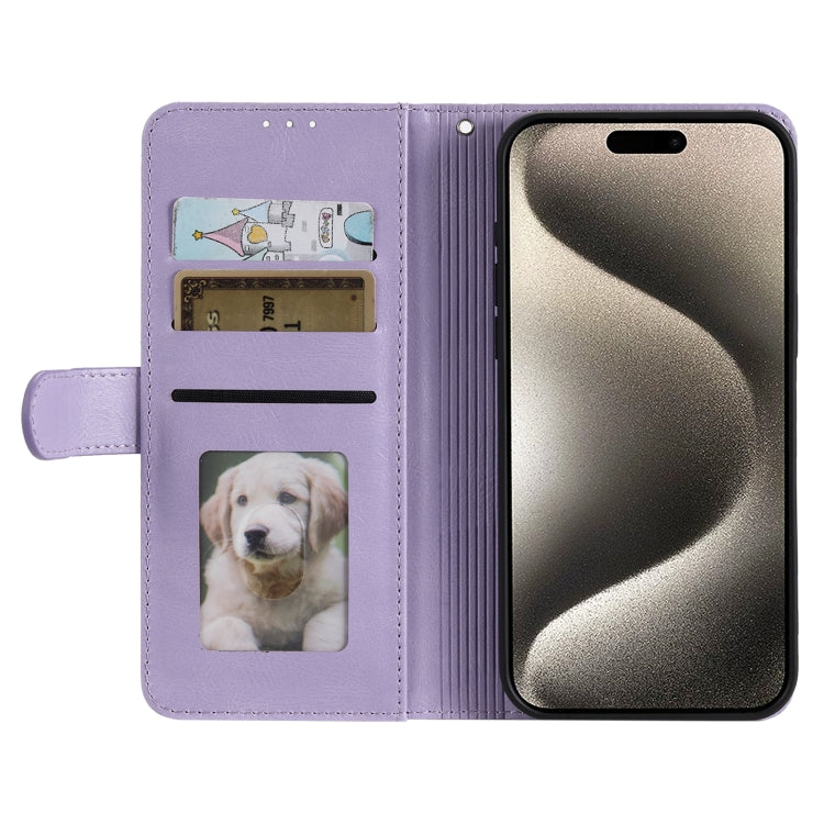 For Xiaomi Redmi 13 4G Simple 6-Card Wallet Leather Phone Case