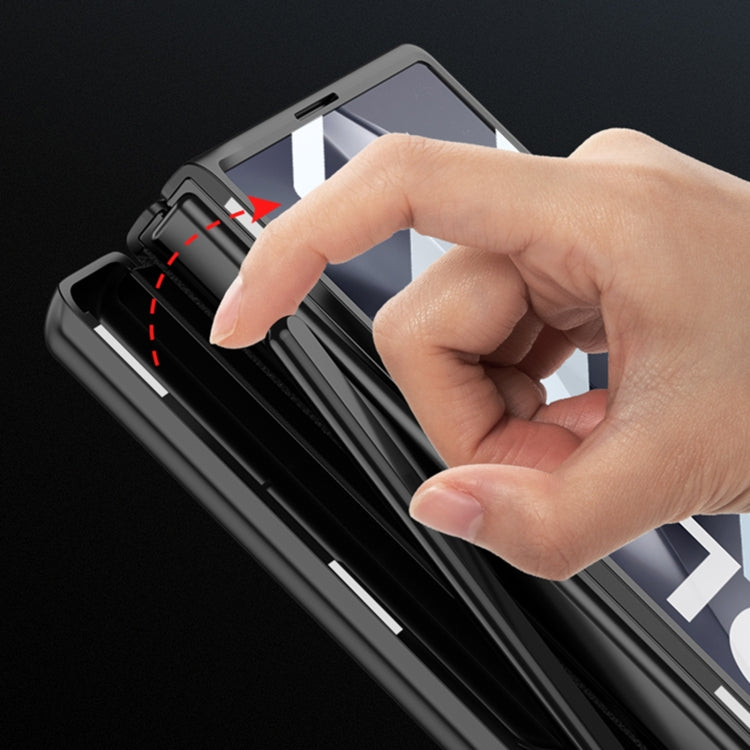 For Samsung Galaxy Z Fold6 GKK Integrated Magnetic Full Coverage Flip Phone Case with Pen Box, Not Included Pen