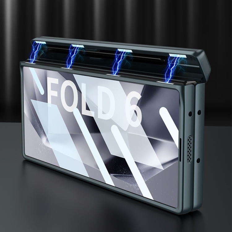 For Samsung Galaxy Z Fold6 GKK Integrated Magnetic Full Coverage Flip Phone Case with Pen Box, Not Included Pen