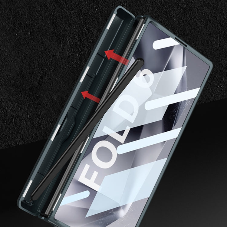 For Samsung Galaxy Z Fold6 GKK Integrated Magnetic Full Coverage Flip Phone Case with Pen Box, Not Included Pen