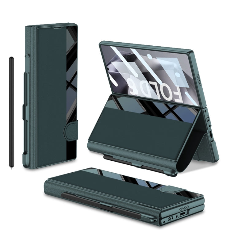 For Samsung Galaxy Z Fold6 GKK Integrated Full Coverage Flip Phone Case with Pen Slot, Not Included Pen