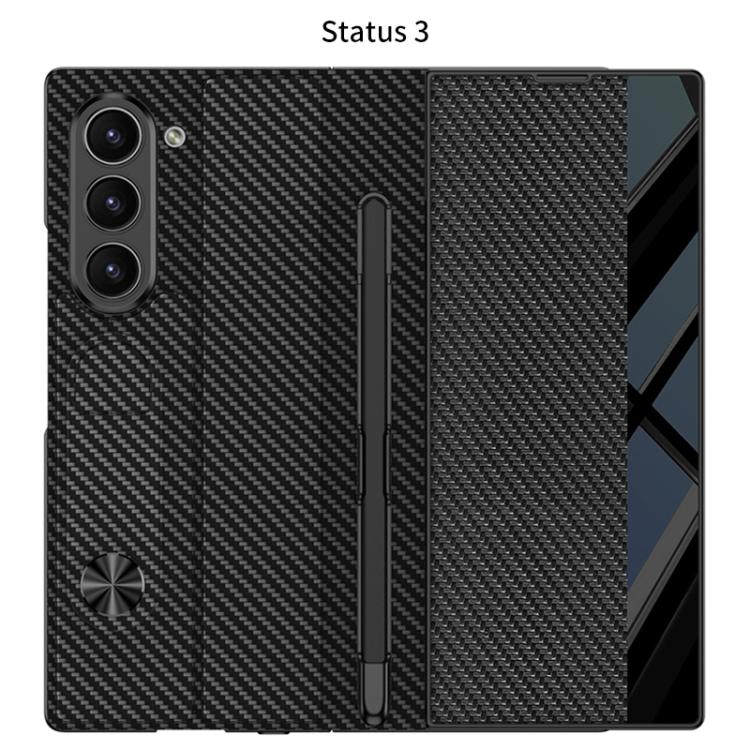 For Samsung Galaxy Z Fold7 5G GKK Integrated Full Coverage Flip Phone Case with Pen Slot, Not Included Pen