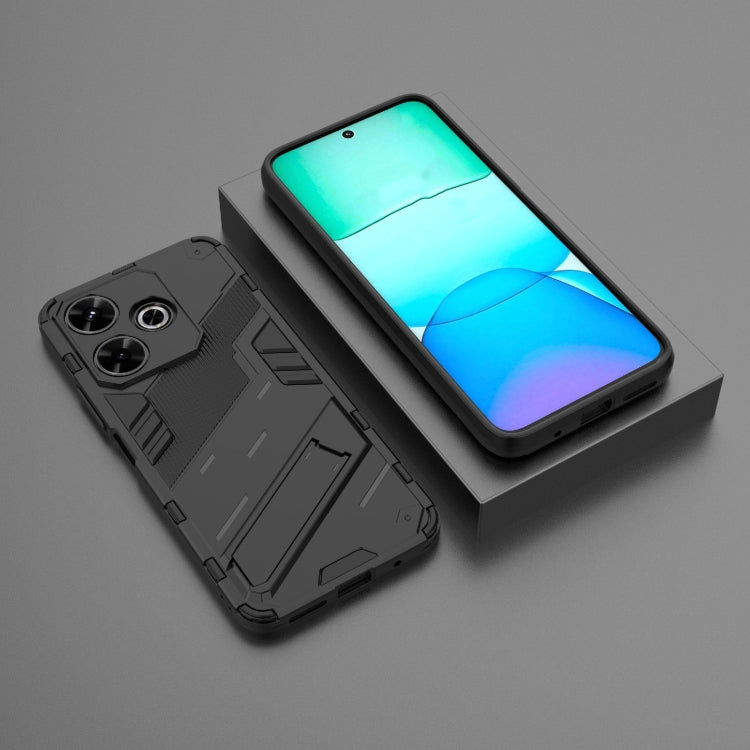 For Xiaomi Redmi 13 4G Punk Armor 2 in 1 PC + TPU Phone Case with Holder