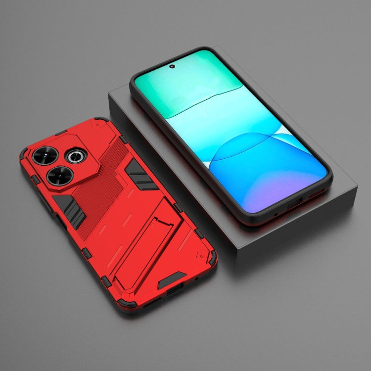 For Xiaomi Redmi 13 4G Punk Armor 2 in 1 PC + TPU Phone Case with Holder