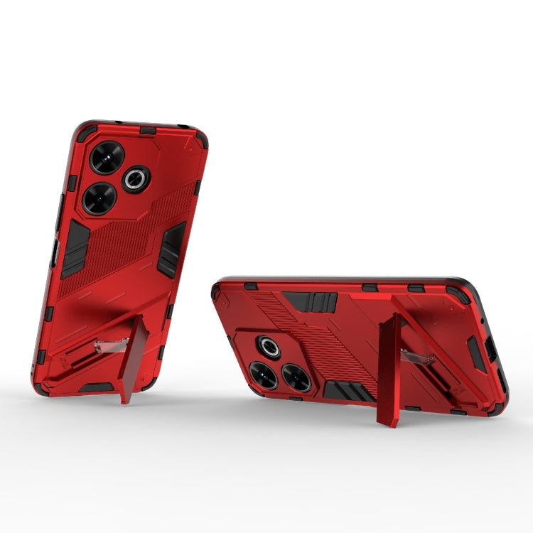 For Xiaomi Redmi 13 4G Punk Armor 2 in 1 PC + TPU Phone Case with Holder