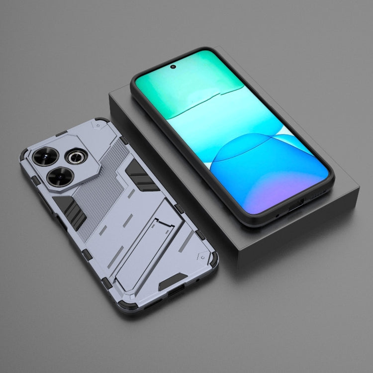 For Xiaomi Redmi 13 4G Punk Armor 2 in 1 PC + TPU Phone Case with Holder