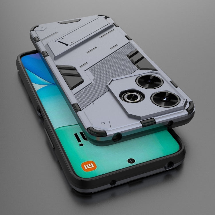 For Xiaomi Redmi 13 4G Punk Armor 2 in 1 PC + TPU Phone Case with Holder