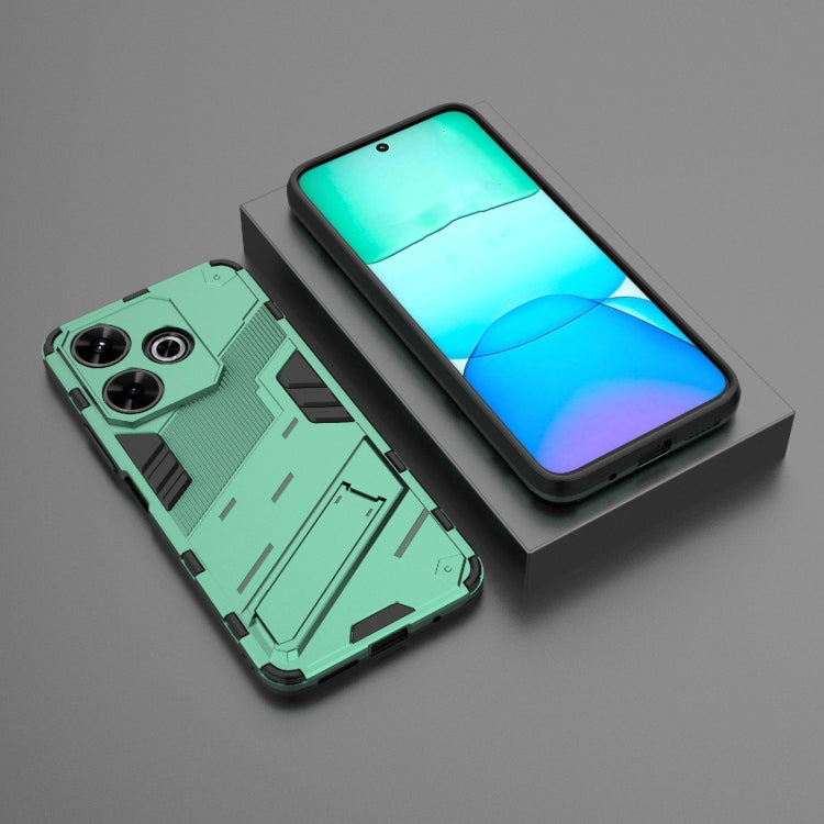 For Xiaomi Redmi 13 4G Punk Armor 2 in 1 PC + TPU Phone Case with Holder