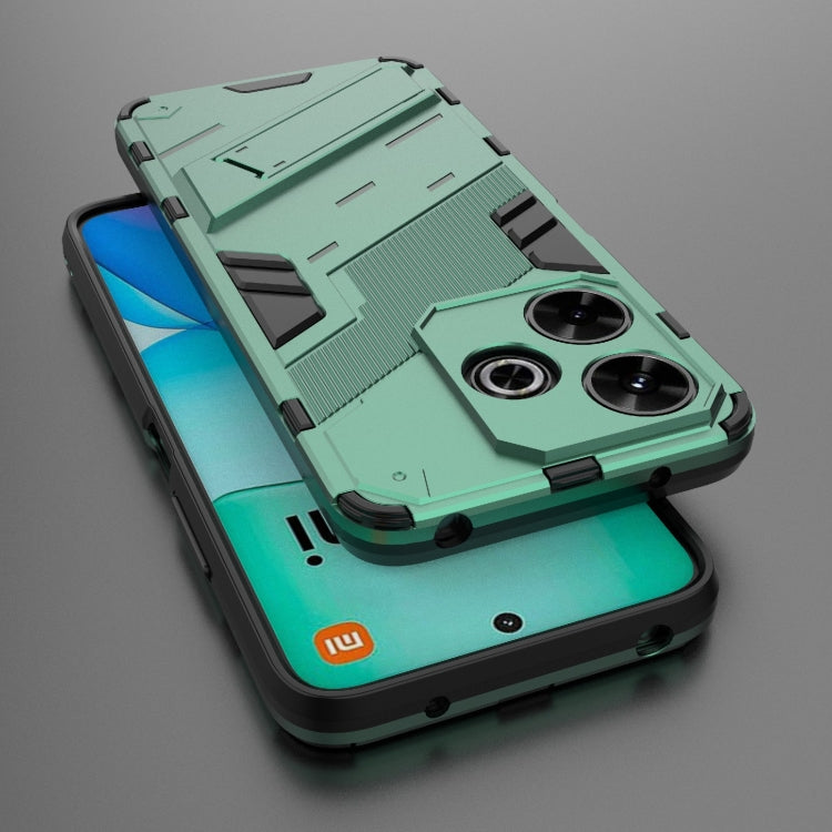 For Xiaomi Redmi 13 4G Punk Armor 2 in 1 PC + TPU Phone Case with Holder