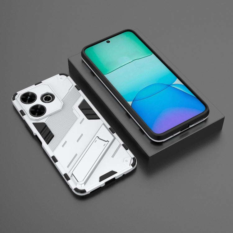 For Xiaomi Redmi 13 4G Punk Armor 2 in 1 PC + TPU Phone Case with Holder
