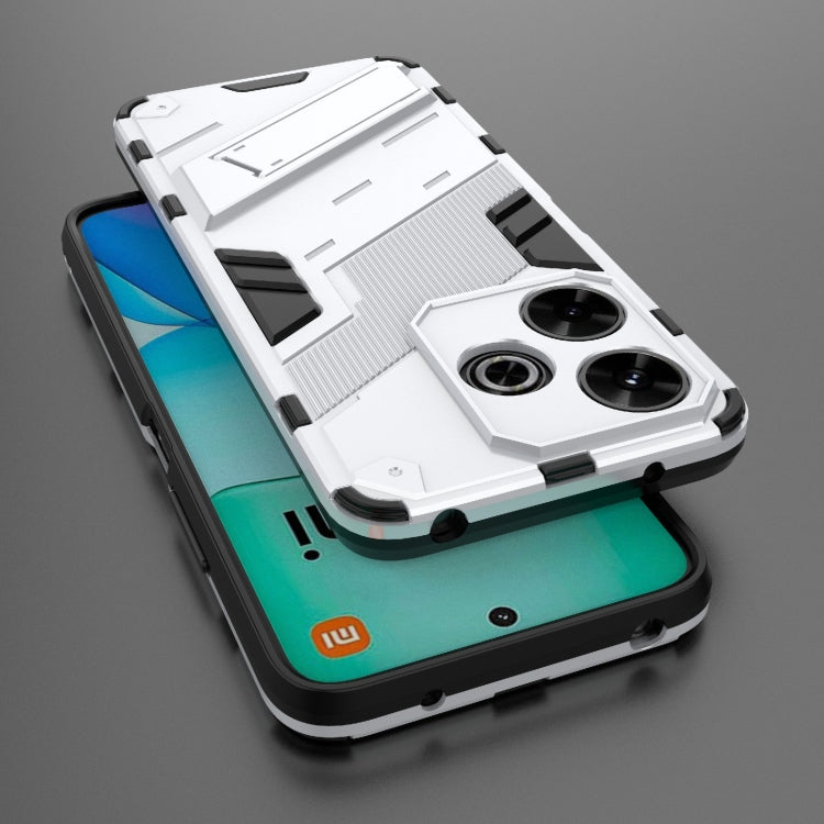 For Xiaomi Redmi 13 4G Punk Armor 2 in 1 PC + TPU Phone Case with Holder