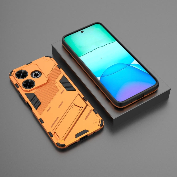 For Xiaomi Redmi 13 4G Punk Armor 2 in 1 PC + TPU Phone Case with Holder