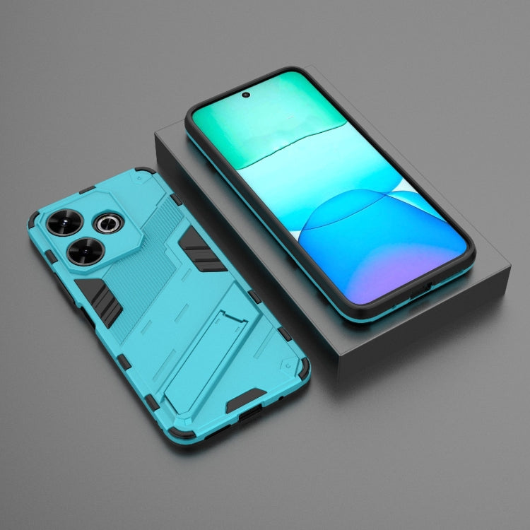 For Xiaomi Redmi 13 4G Punk Armor 2 in 1 PC + TPU Phone Case with Holder