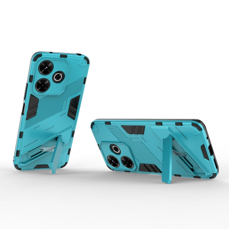For Xiaomi Redmi 13 4G Punk Armor 2 in 1 PC + TPU Phone Case with Holder