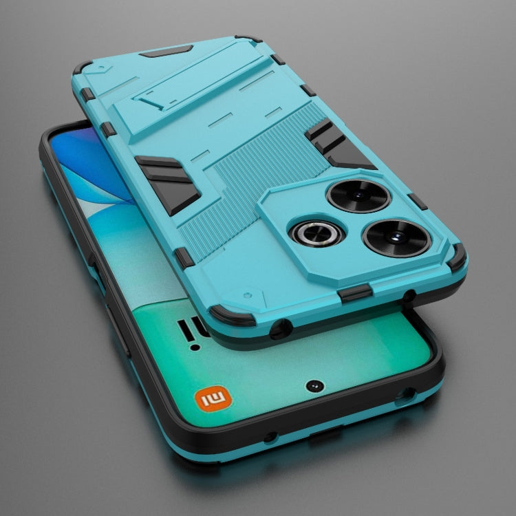 For Xiaomi Redmi 13 4G Punk Armor 2 in 1 PC + TPU Phone Case with Holder
