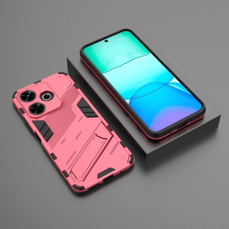 For Xiaomi Redmi 13 4G Punk Armor 2 in 1 PC + TPU Phone Case with Holder