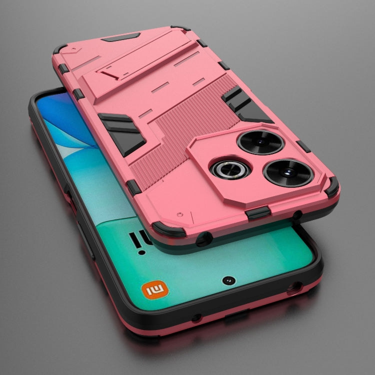 For Xiaomi Redmi 13 4G Punk Armor 2 in 1 PC + TPU Phone Case with Holder