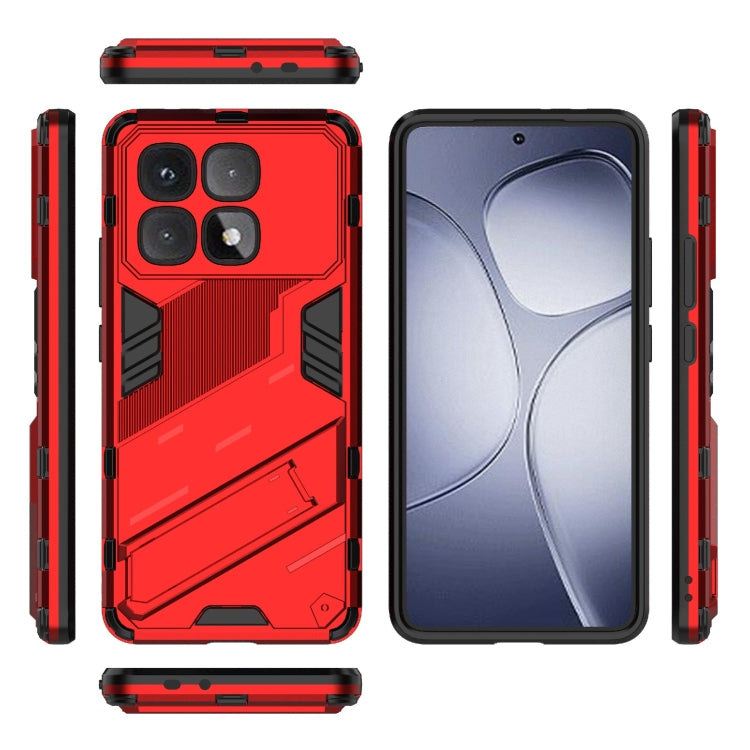 For Redmi K70 Ultra Global Punk Armor 2 in 1 PC + TPU Phone Case with Holder