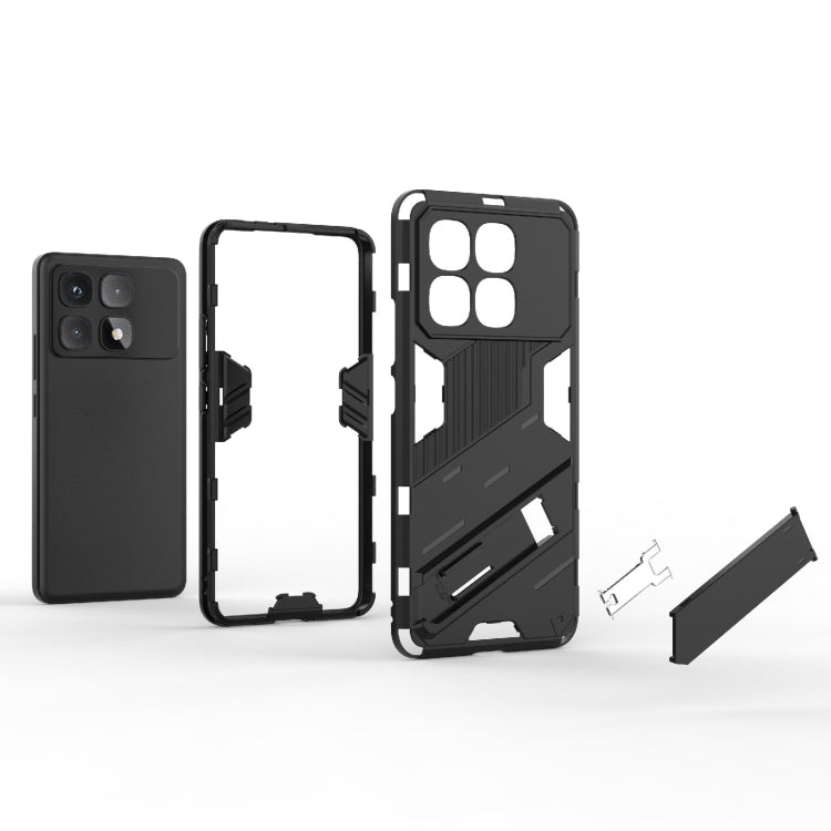 For Redmi K70 Ultra Global Punk Armor 2 in 1 PC + TPU Phone Case with Holder