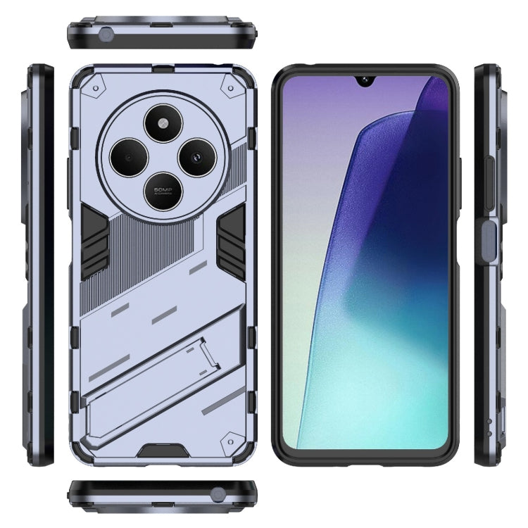 For Redmi 14C 4G Global Punk Armor 2 in 1 PC + TPU Phone Case with Holder
