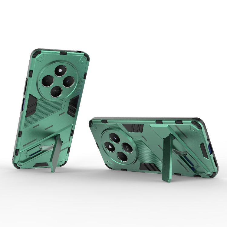 For Redmi 14C 4G Global Punk Armor 2 in 1 PC + TPU Phone Case with Holder