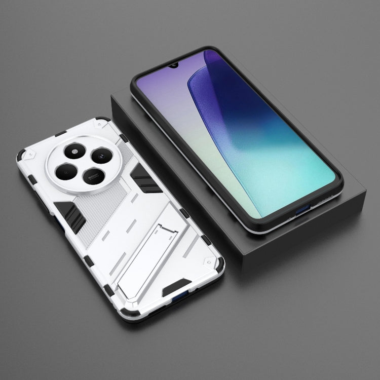 For Redmi 14C 4G Global Punk Armor 2 in 1 PC + TPU Phone Case with Holder