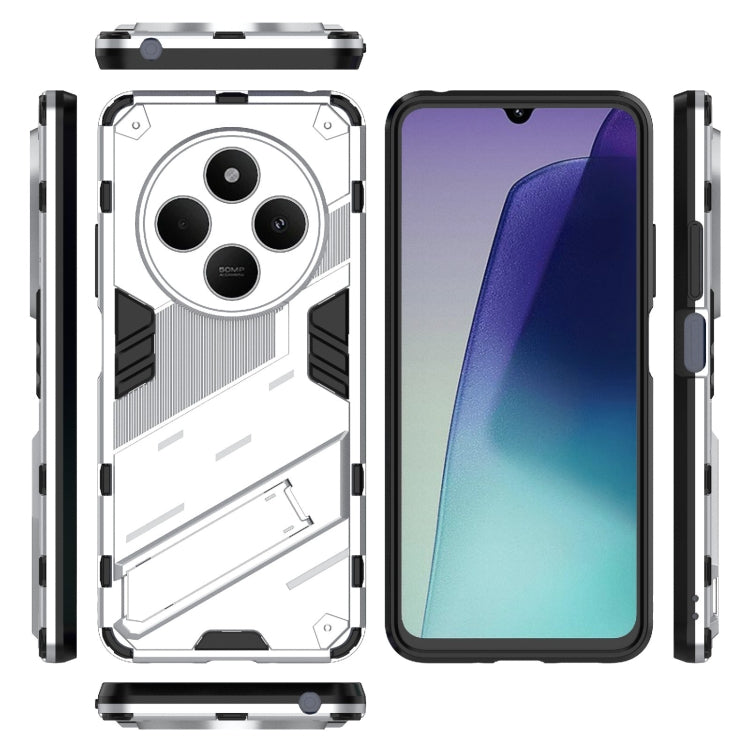 For Redmi 14C 4G Global Punk Armor 2 in 1 PC + TPU Phone Case with Holder