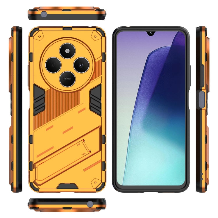 For Redmi 14C 4G Global Punk Armor 2 in 1 PC + TPU Phone Case with Holder