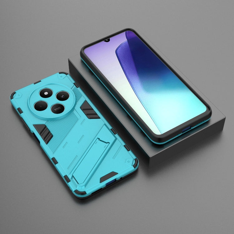 For Redmi 14C 4G Global Punk Armor 2 in 1 PC + TPU Phone Case with Holder