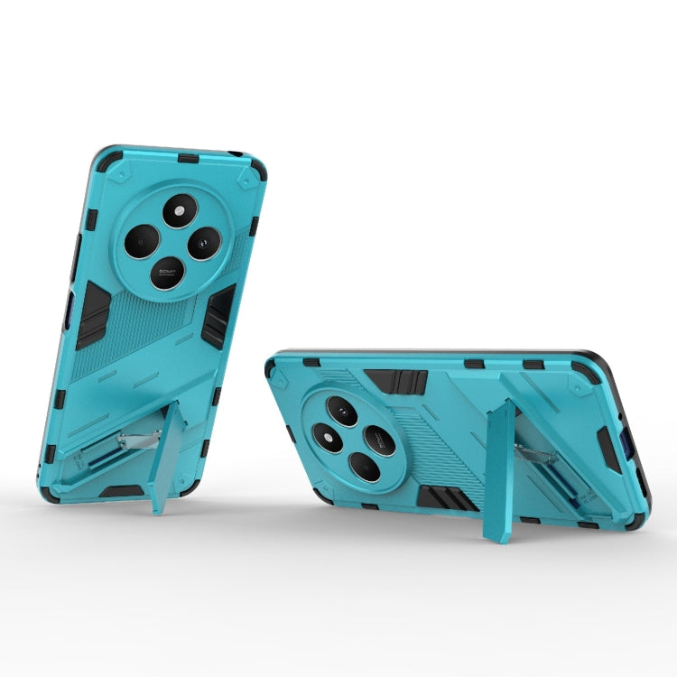 For Redmi 14C 4G Global Punk Armor 2 in 1 PC + TPU Phone Case with Holder