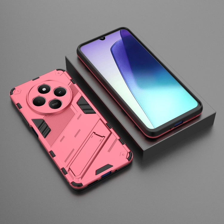 For Redmi 14C 4G Global Punk Armor 2 in 1 PC + TPU Phone Case with Holder