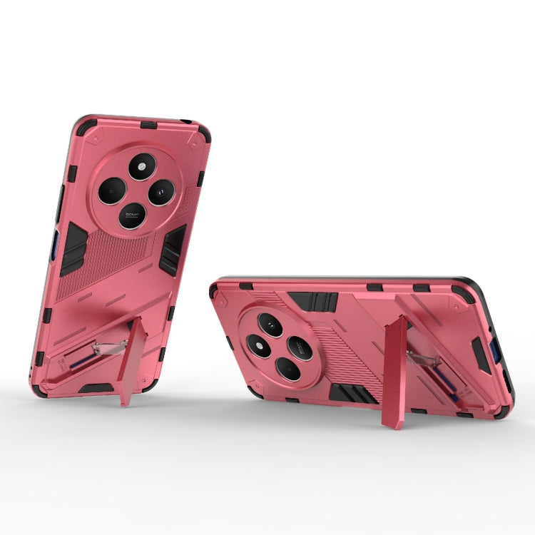 For Redmi 14C 4G Global Punk Armor 2 in 1 PC + TPU Phone Case with Holder