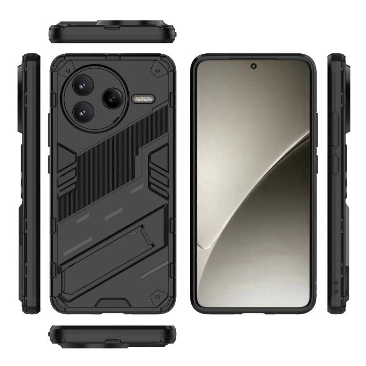 For Redmi K80 / Poco F7 Pro Punk Armor 2 in 1 PC + TPU Phone Case with Holder