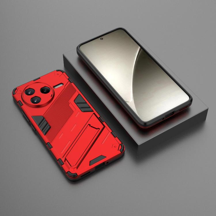 For Redmi K80 / Poco F7 Pro Punk Armor 2 in 1 PC + TPU Phone Case with Holder