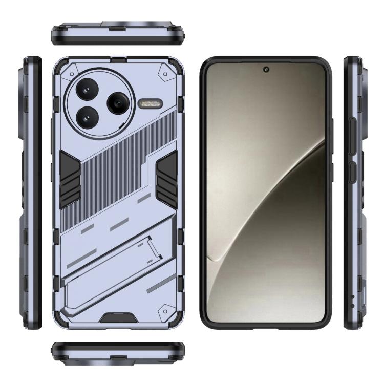 For Redmi K80 / Poco F7 Pro Punk Armor 2 in 1 PC + TPU Phone Case with Holder