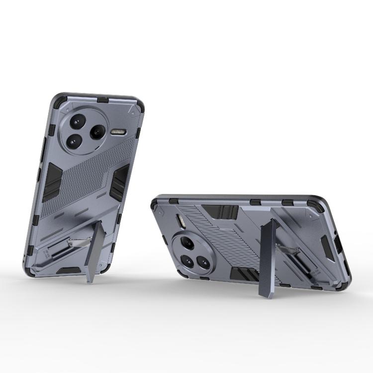 For Redmi K80 / Poco F7 Pro Punk Armor 2 in 1 PC + TPU Phone Case with Holder