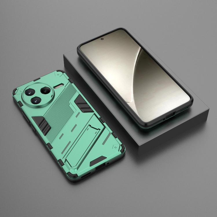 For Redmi K80 / Poco F7 Pro Punk Armor 2 in 1 PC + TPU Phone Case with Holder