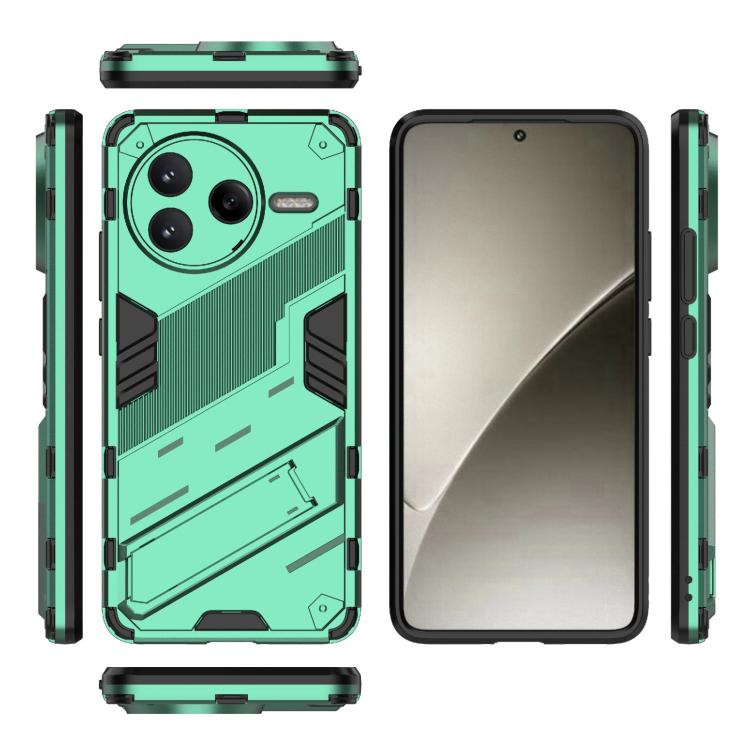 For Redmi K80 / Poco F7 Pro Punk Armor 2 in 1 PC + TPU Phone Case with Holder