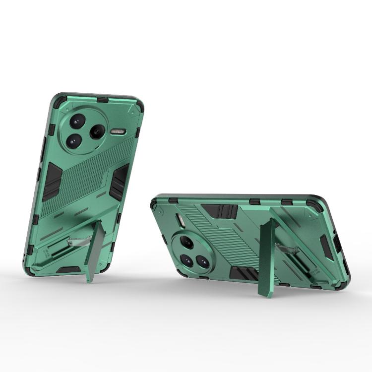 For Redmi K80 / Poco F7 Pro Punk Armor 2 in 1 PC + TPU Phone Case with Holder