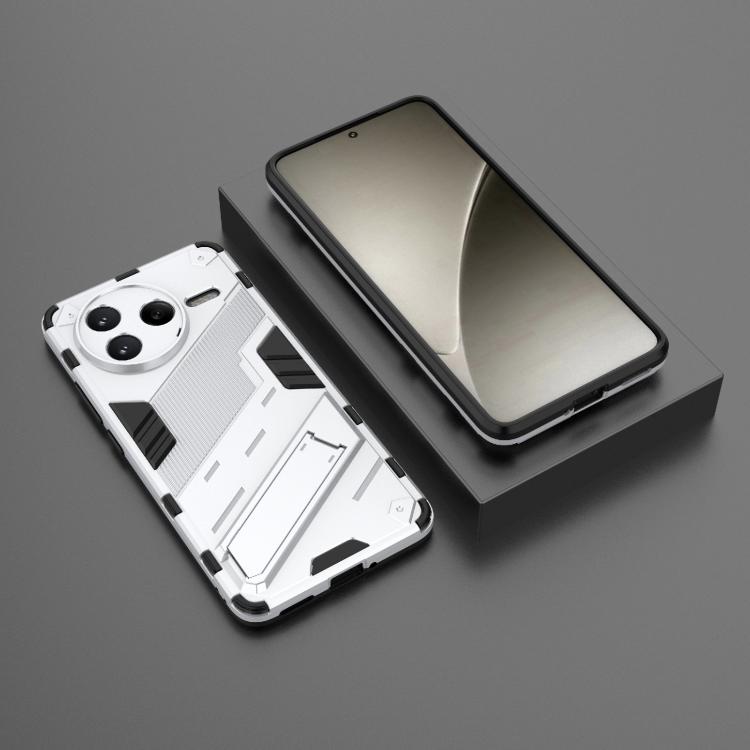 For Redmi K80 / Poco F7 Pro Punk Armor 2 in 1 PC + TPU Phone Case with Holder