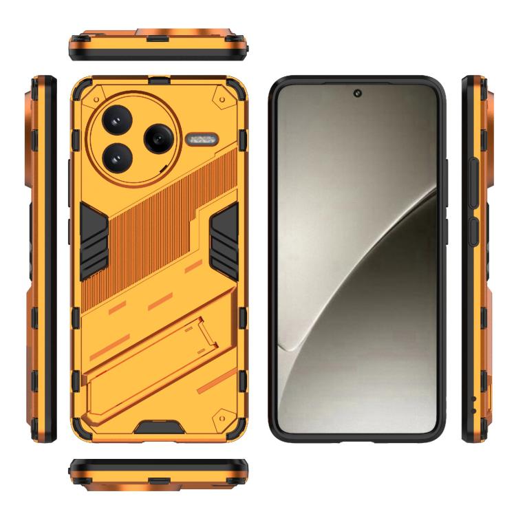 For Redmi K80 / Poco F7 Pro Punk Armor 2 in 1 PC + TPU Phone Case with Holder