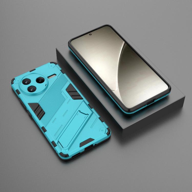 For Redmi K80 / Poco F7 Pro Punk Armor 2 in 1 PC + TPU Phone Case with Holder